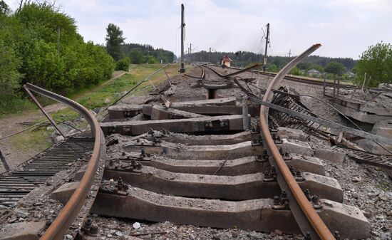 Работа саперов Народной милиции ЛНР