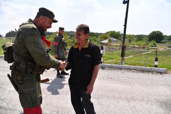 Села на освобожденной территории в Донецкой области