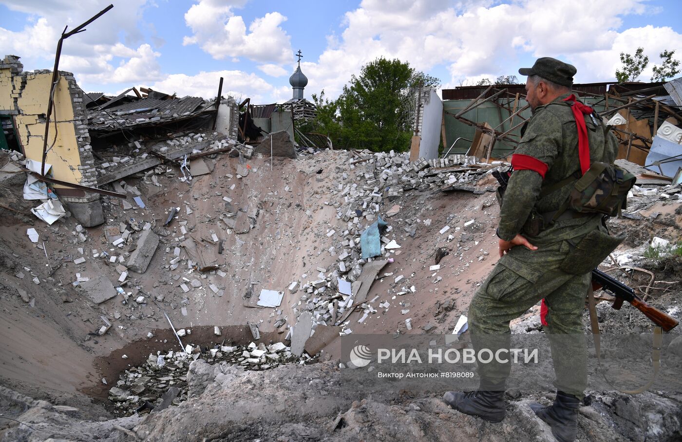 Села на освобожденной территории в Донецкой области