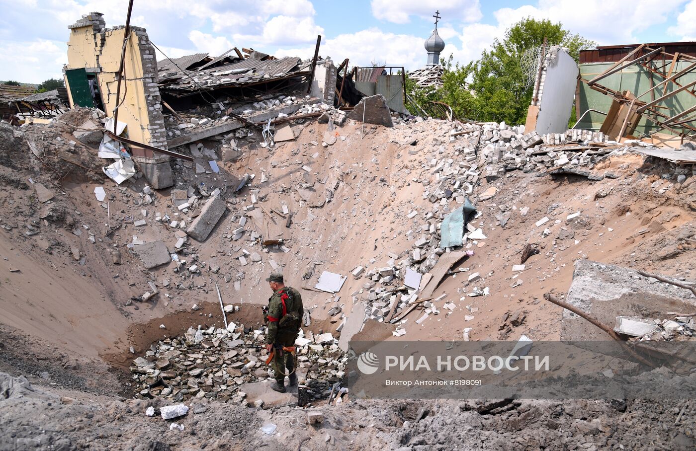 Села на освобожденной территории в Донецкой области