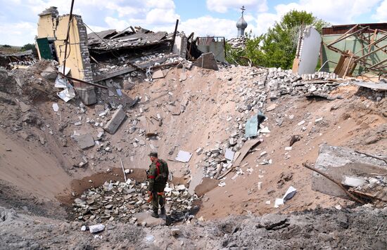 Села на освобожденной территории в Донецкой области