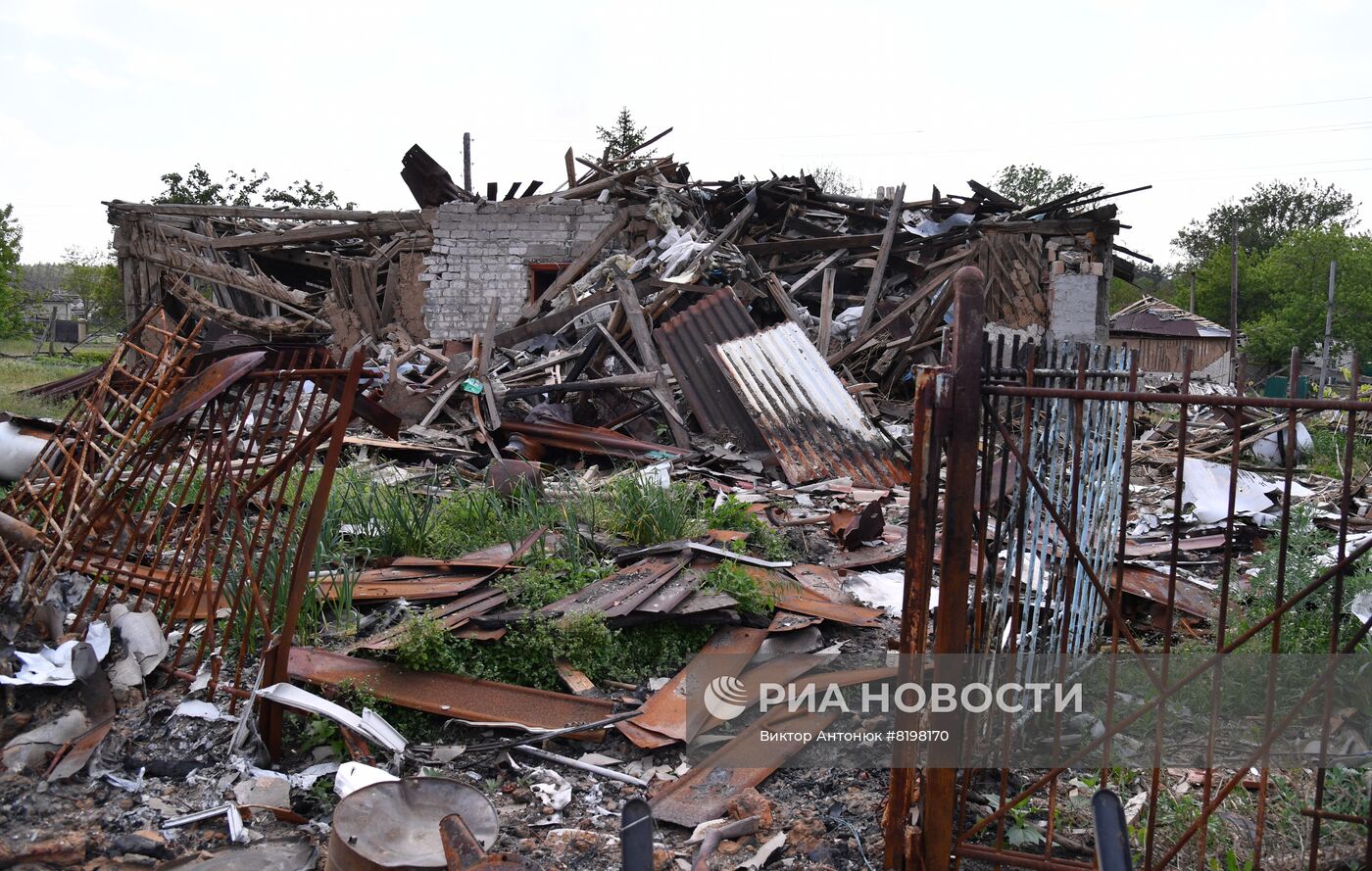 Села на освобожденной территории в Донецкой области
