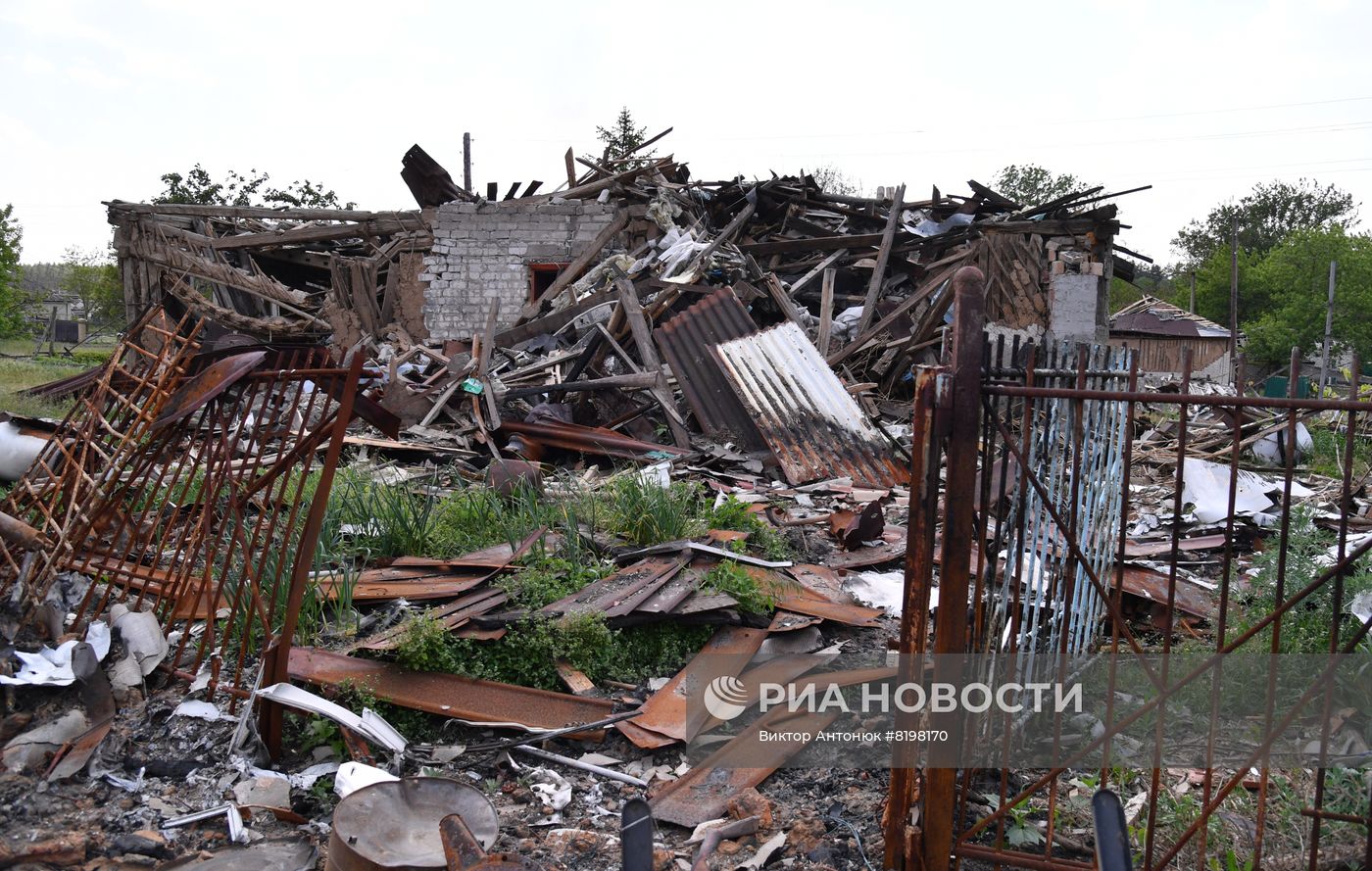 Села на освобожденной территории в Донецкой области