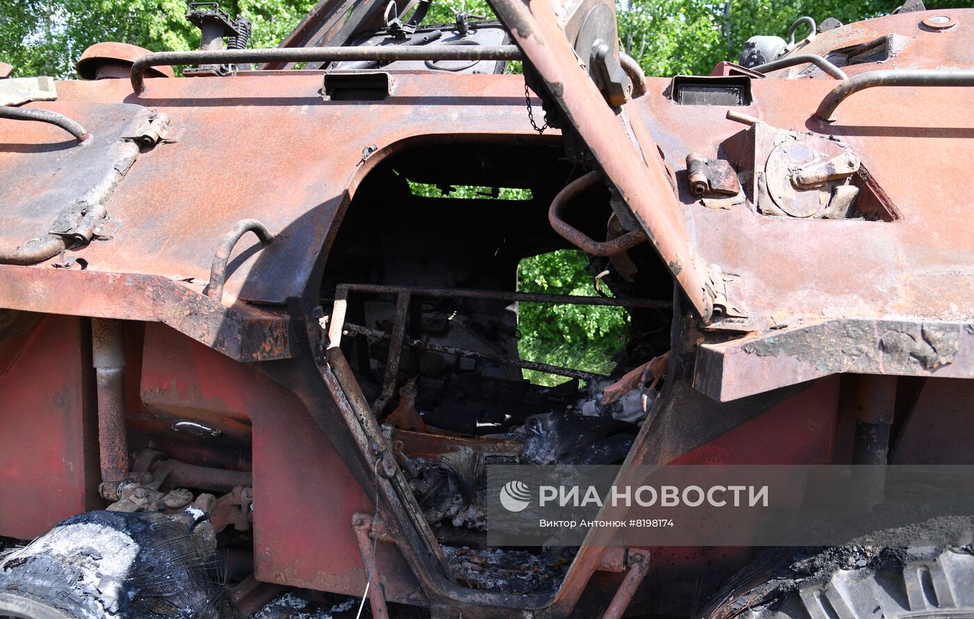 Села на освобожденной территории в Донецкой области