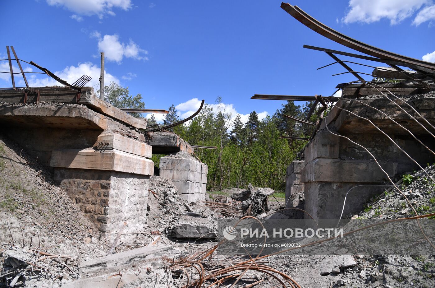 Села на освобожденной территории в Донецкой области