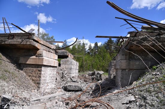 Села на освобожденной территории в Донецкой области