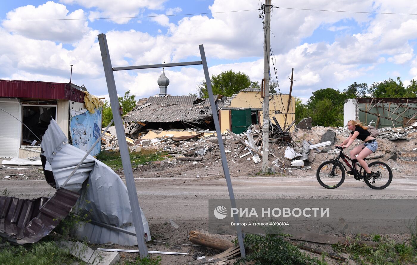 Села на освобожденной территории в Донецкой области