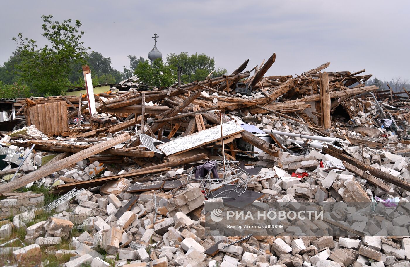 Села на освобожденной территории в Донецкой области