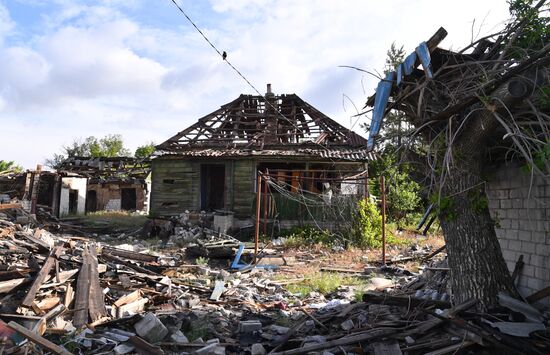 Села на освобожденной территории в Донецкой области