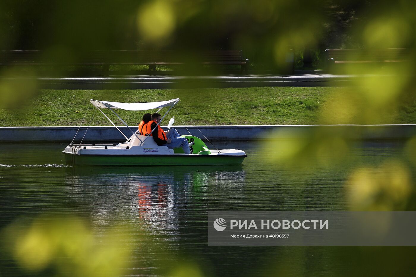 Отдых горожан в Москве