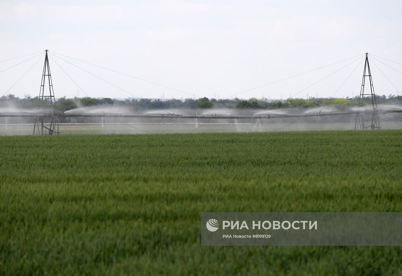 Работа фермеров на освобожденной территории