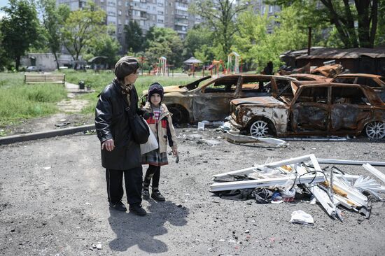 Мирная жизнь в Мариуполе