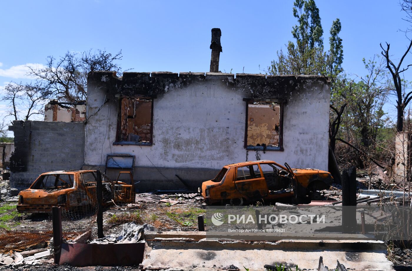 Освобожденное село Тошковка в ЛНР