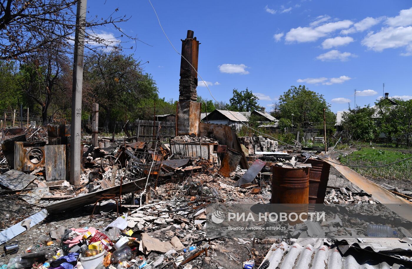 Освобожденное село Тошковка в ЛНР