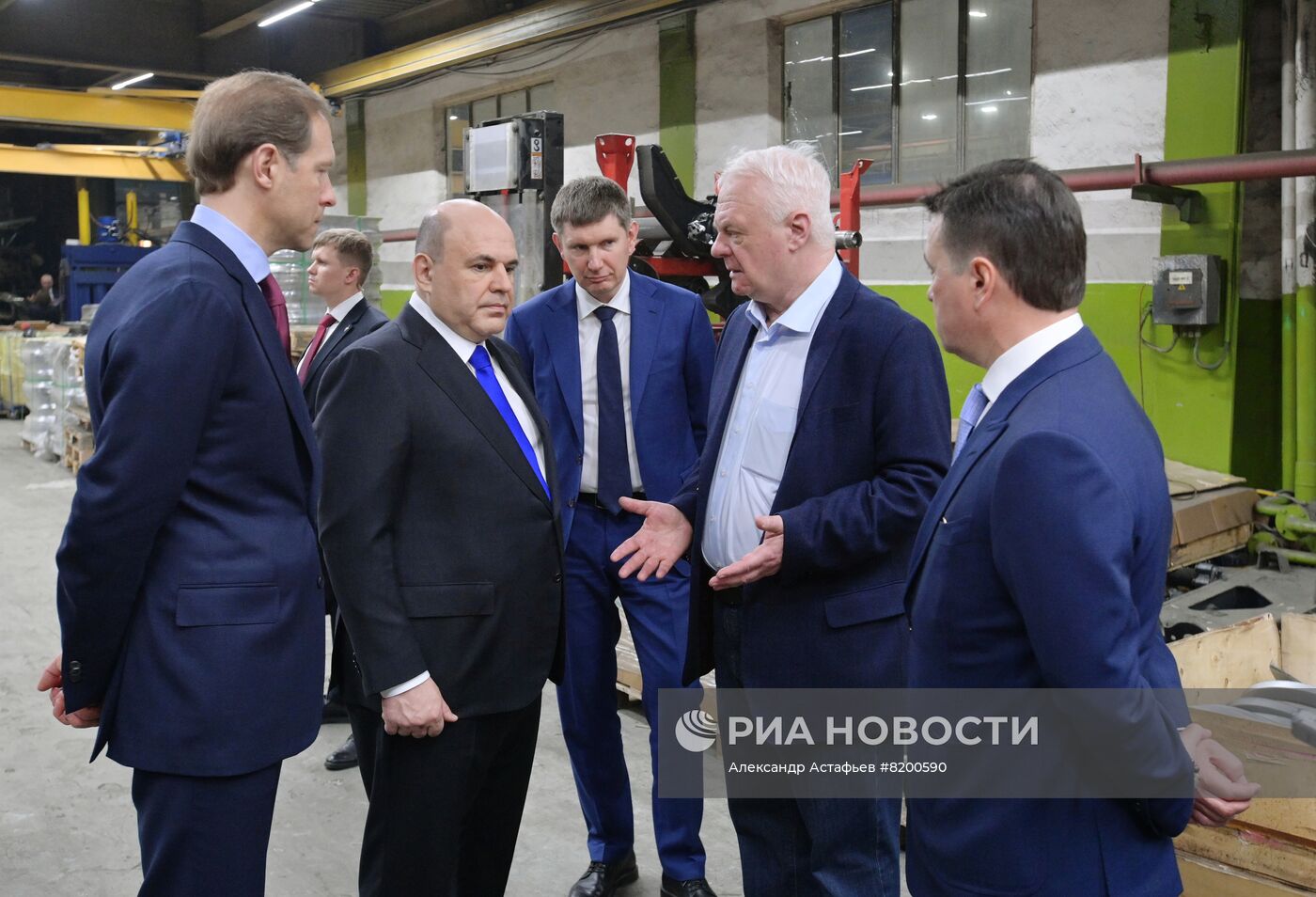 Премьер-министр РФ М. Мишустин посетил завод "Тонар"