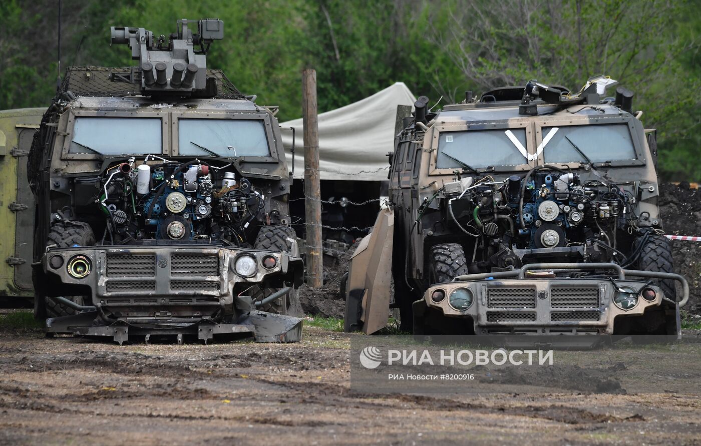 Работа ремонтно-восстановительного полка ВС РФ в зоне спецоперации