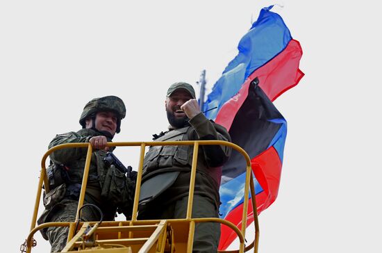 Освобожденный город Светлодарск