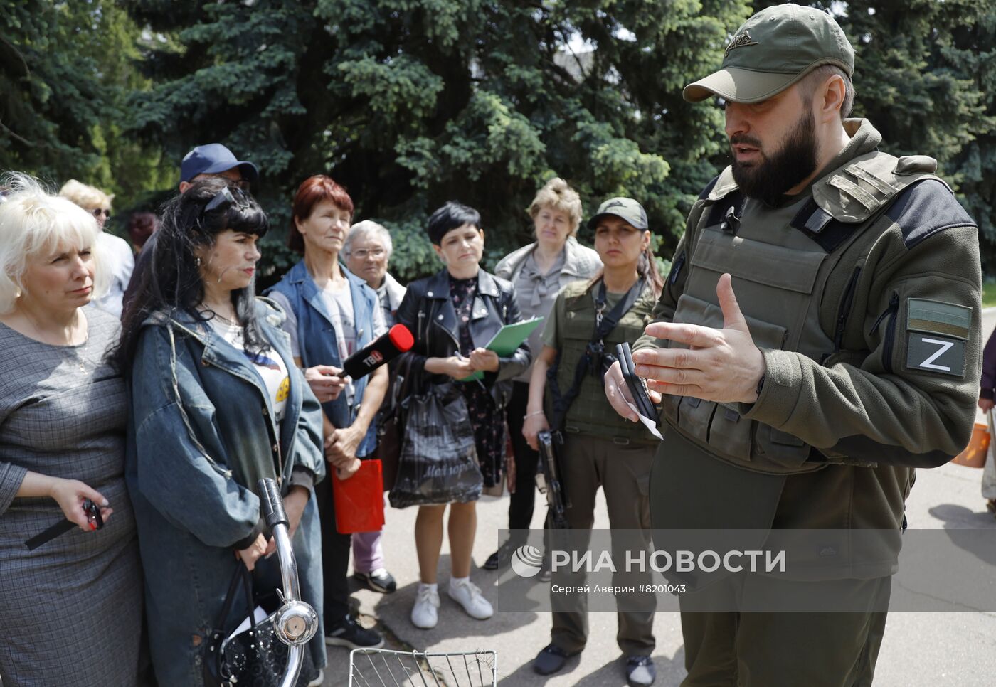 Освобожденный город Светлодарск