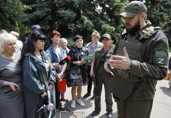 Освобожденный город Светлодарск