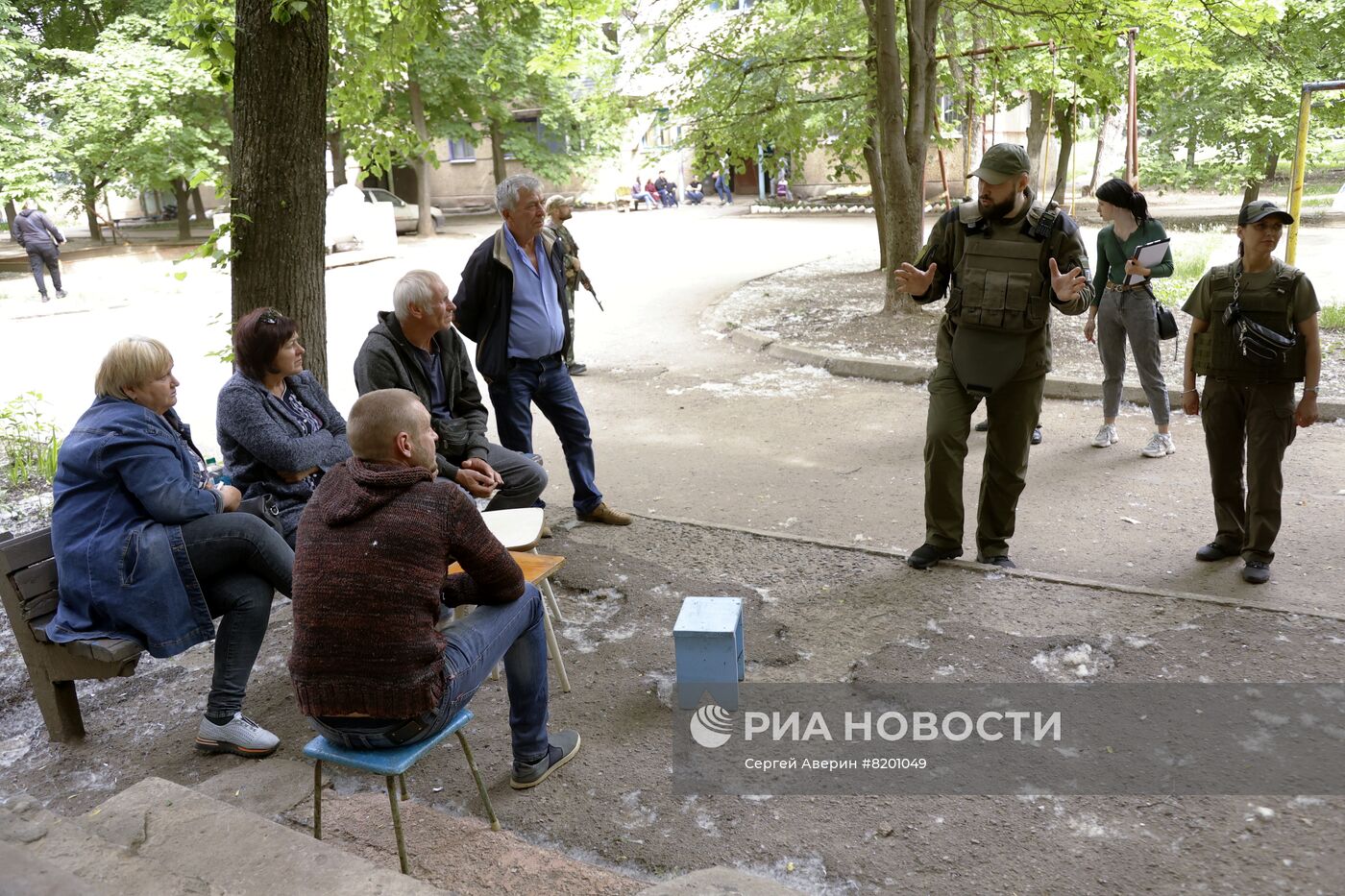 Освобожденный город Светлодарск