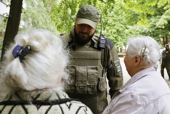 Освобожденный город Светлодарск