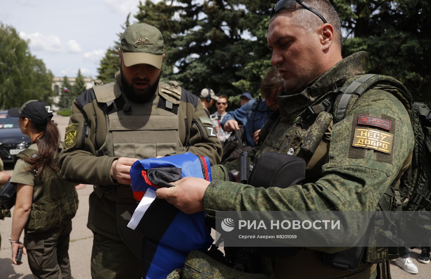 Освобожденный город Светлодарск