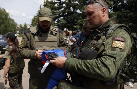 Освобожденный город Светлодарск