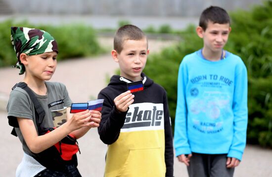 Освобожденный город Светлодарск