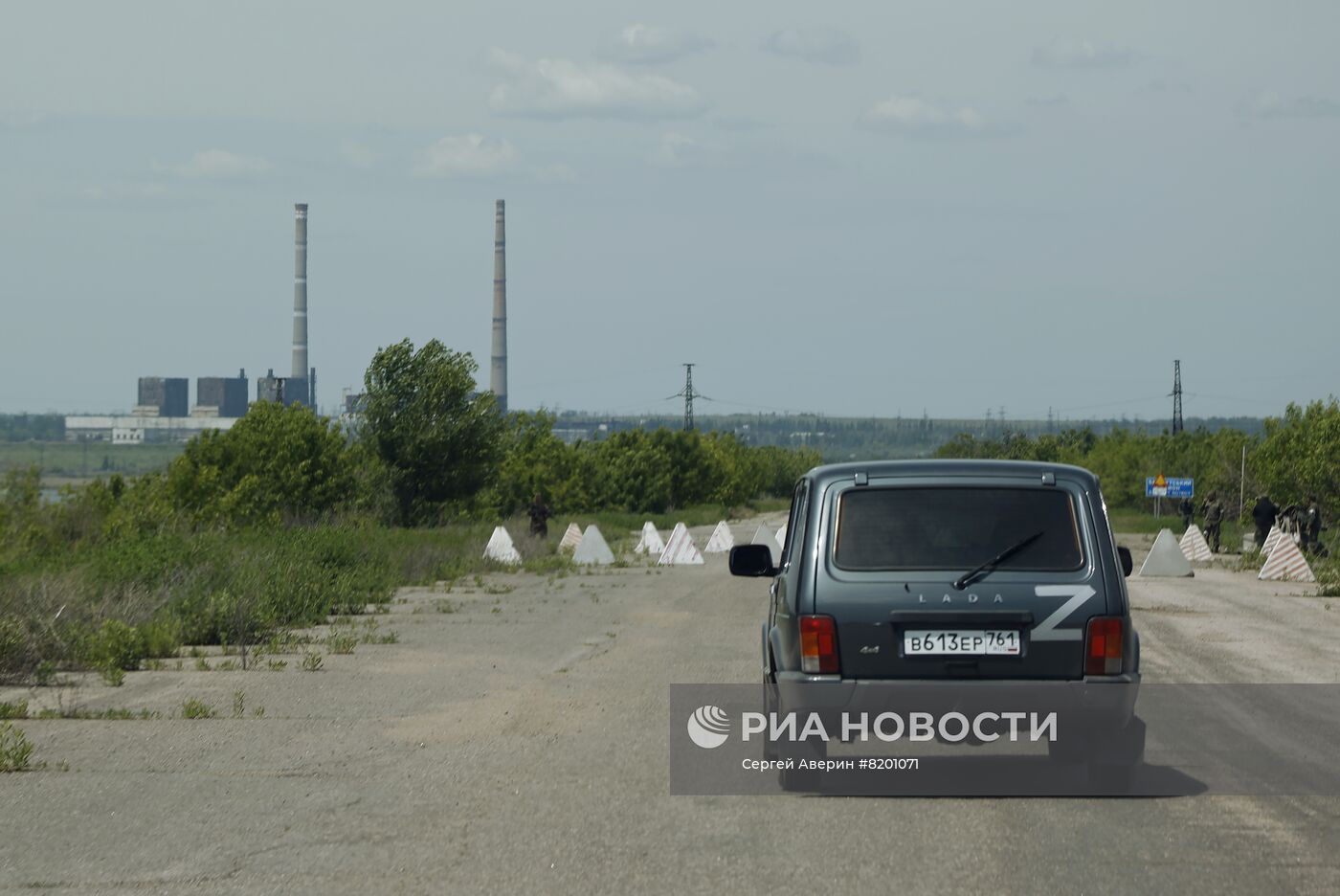 Освобожденный город Светлодарск