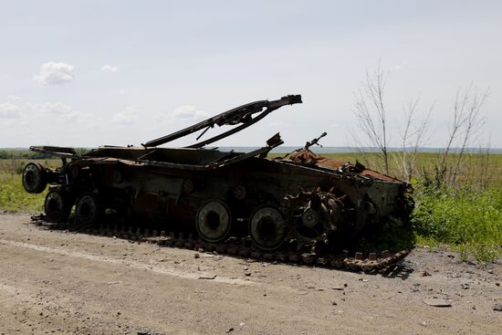 Освобожденный город Светлодарск