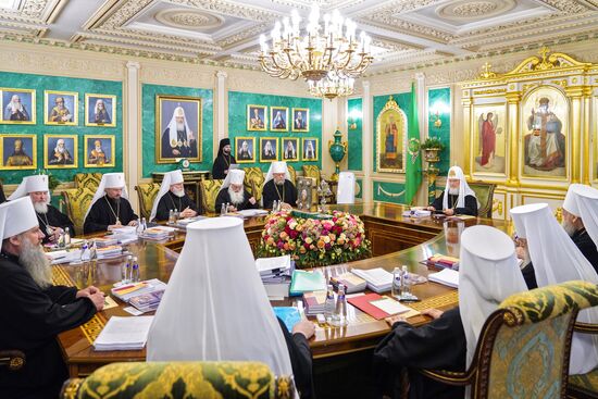 Заседание Священного синода Русской православной церкви