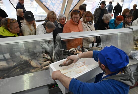 Открытие фестиваля "Рыбная неделя в Москве"