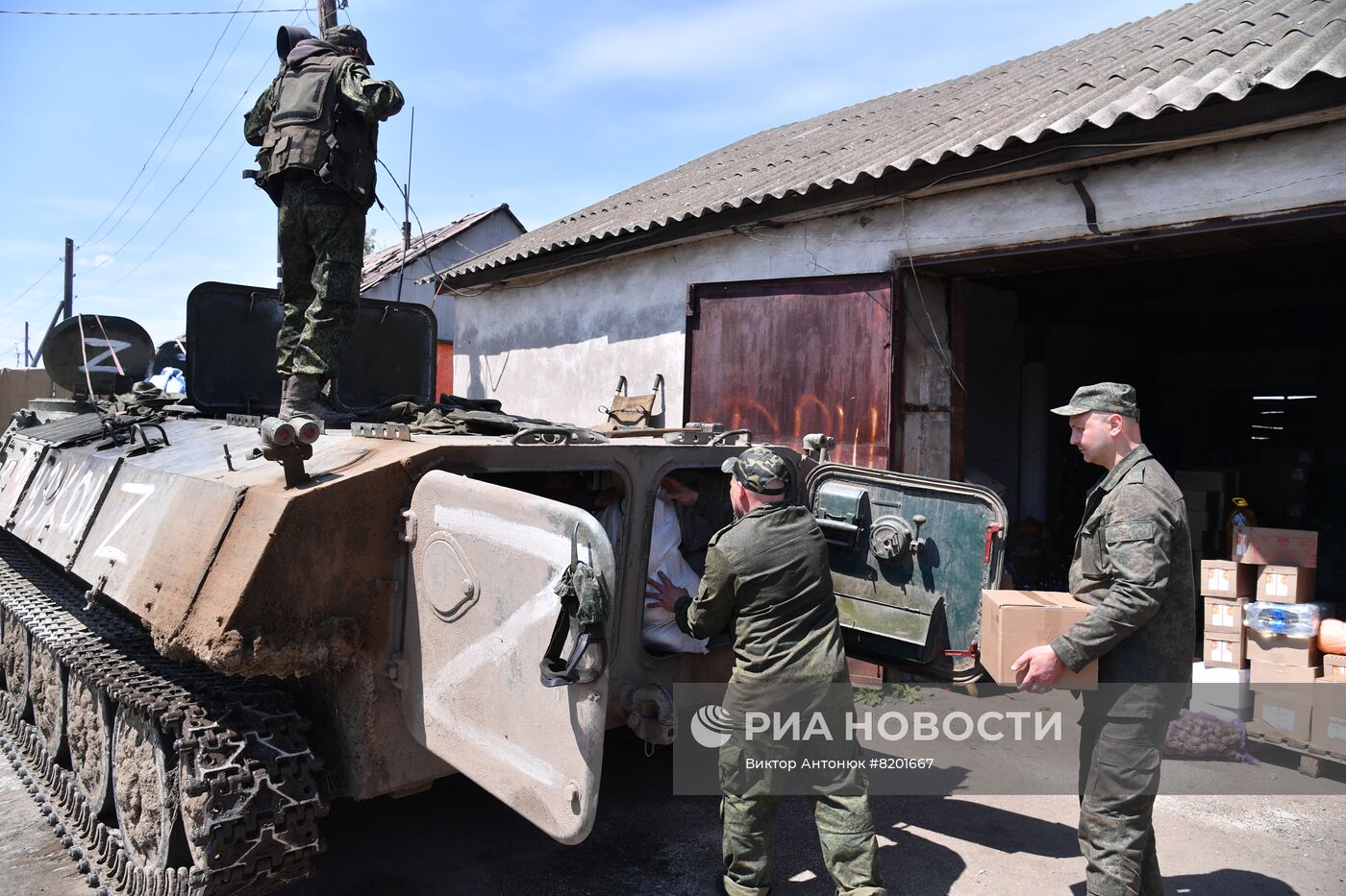 Освобожденный поселок Троицкое в ЛНР