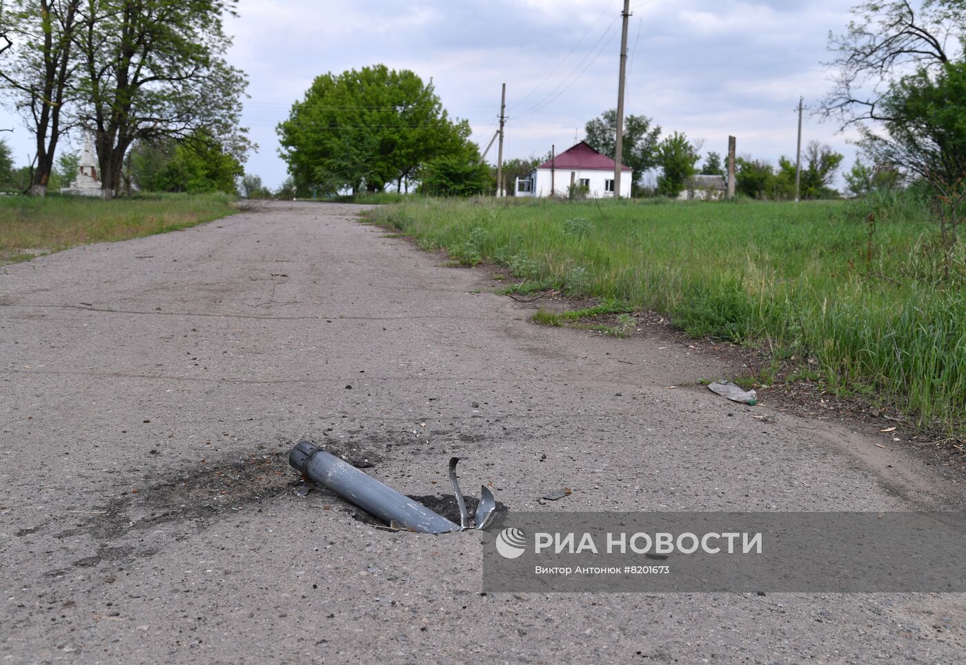 Освобожденный поселок Троицкое в ЛНР