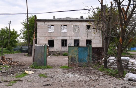 Освобожденный поселок Троицкое в ЛНР
