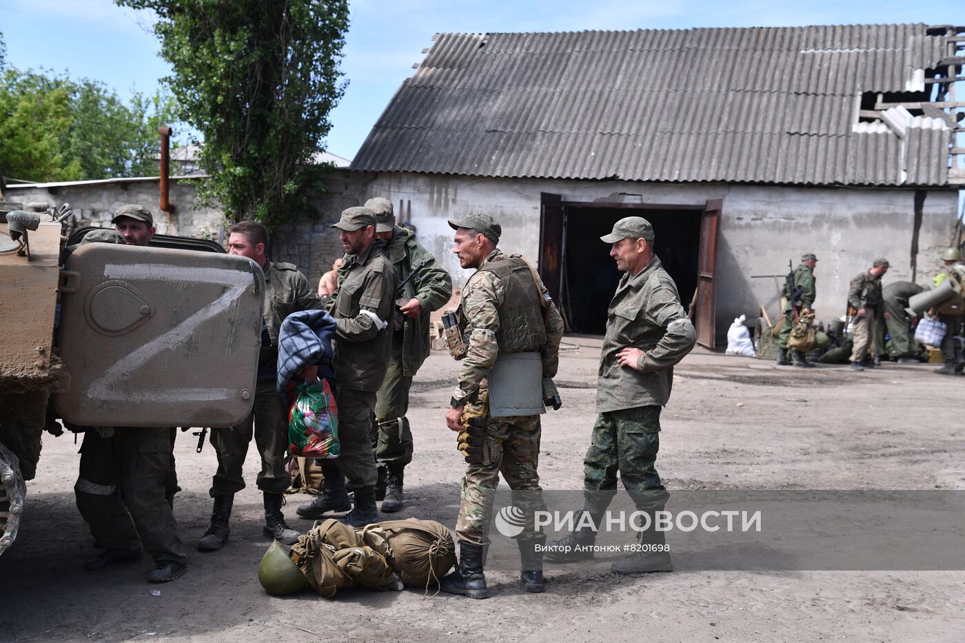 Освобожденный поселок Троицкое в ЛНР