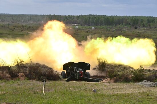 Военные сборы войск теробороны в Минской области