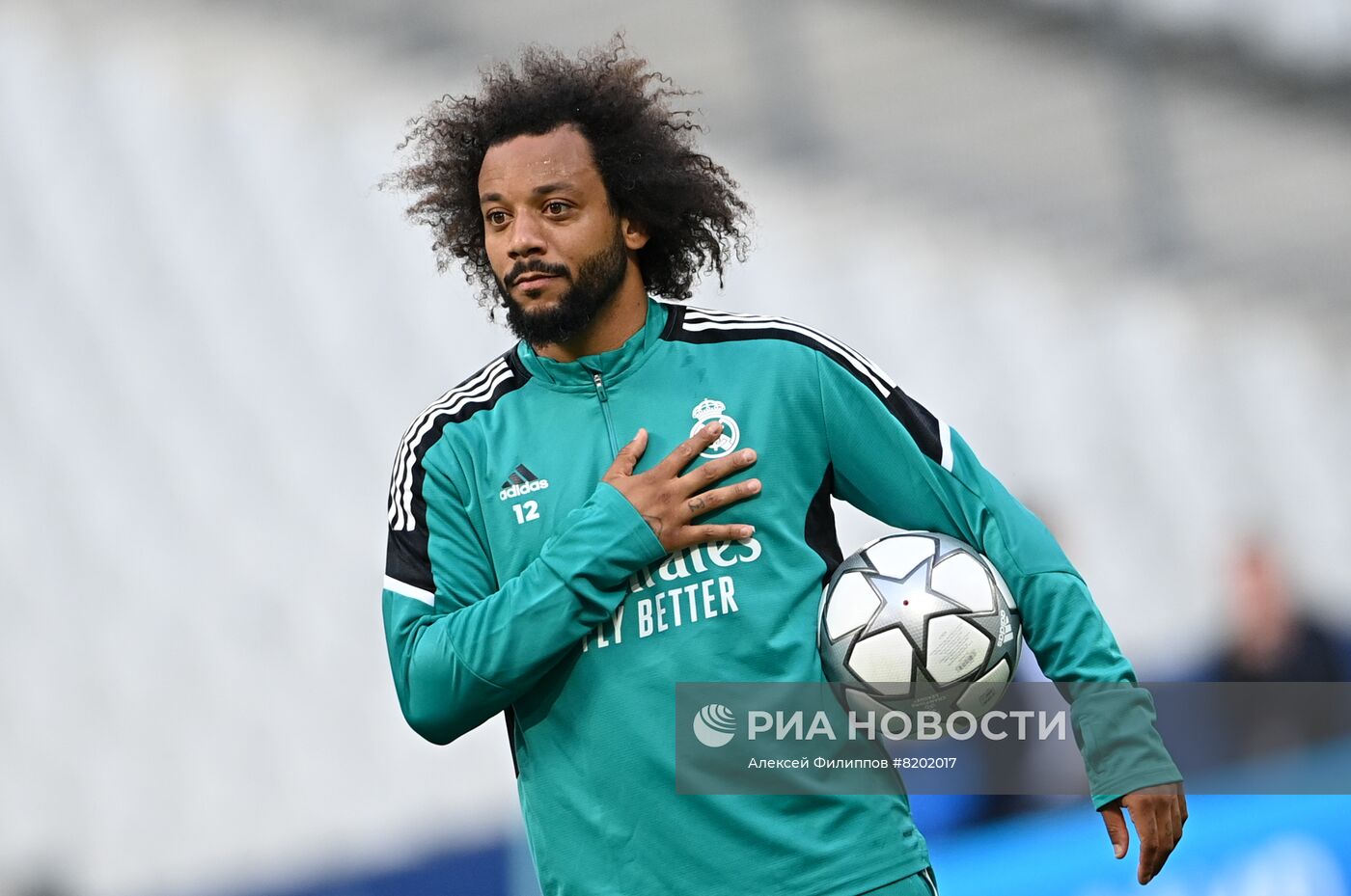 Футбол. Лига чемпионов. Тренировка ФК "Реал"