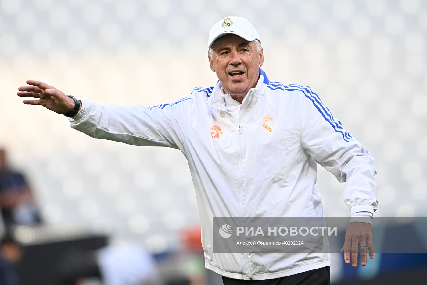 Футбол. Лига чемпионов. Тренировка ФК "Реал"