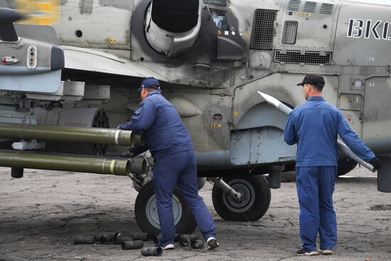 Полевой аэродром в зоне проведения специальной военной операции