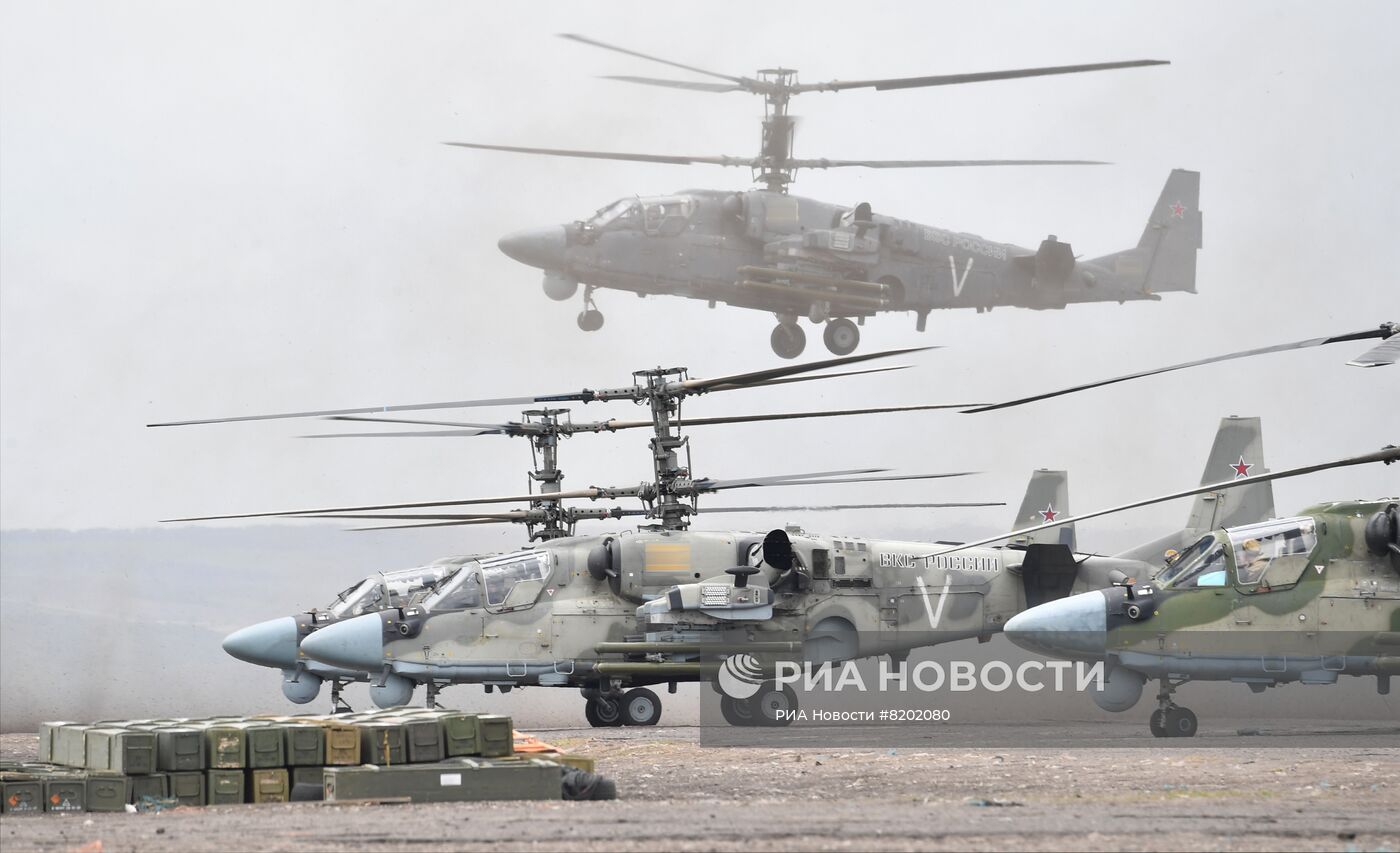 Полевой аэродром в зоне проведения специальной военной операции