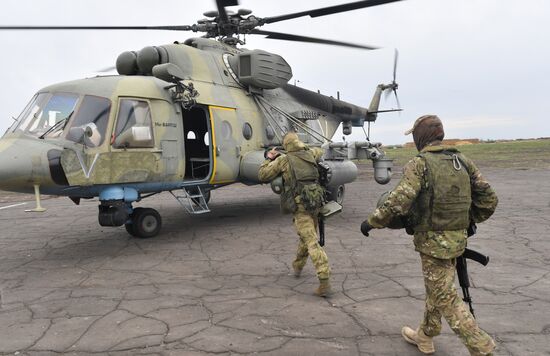 Полевой аэродром в зоне проведения специальной военной операции