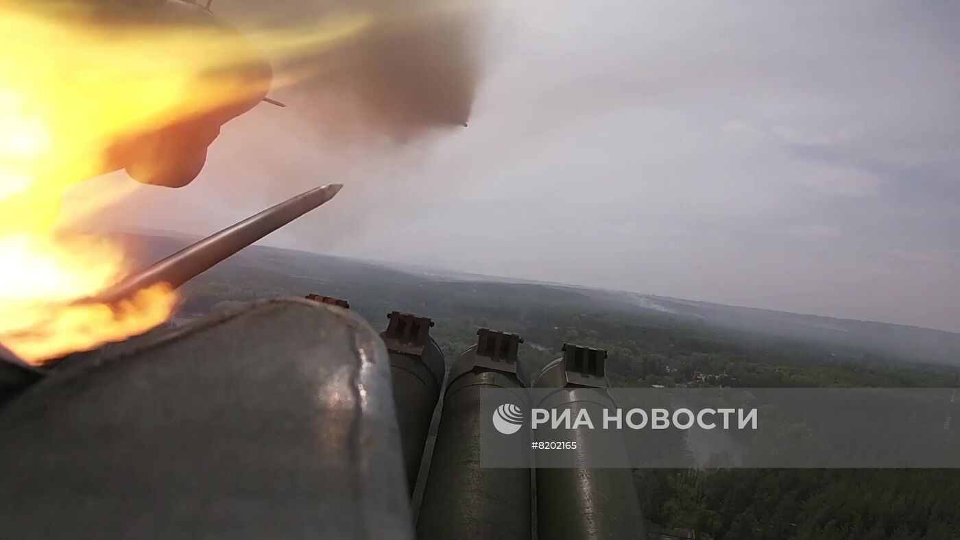 Боевая работа летчиков армейской авиации в зоне специальной военной операции