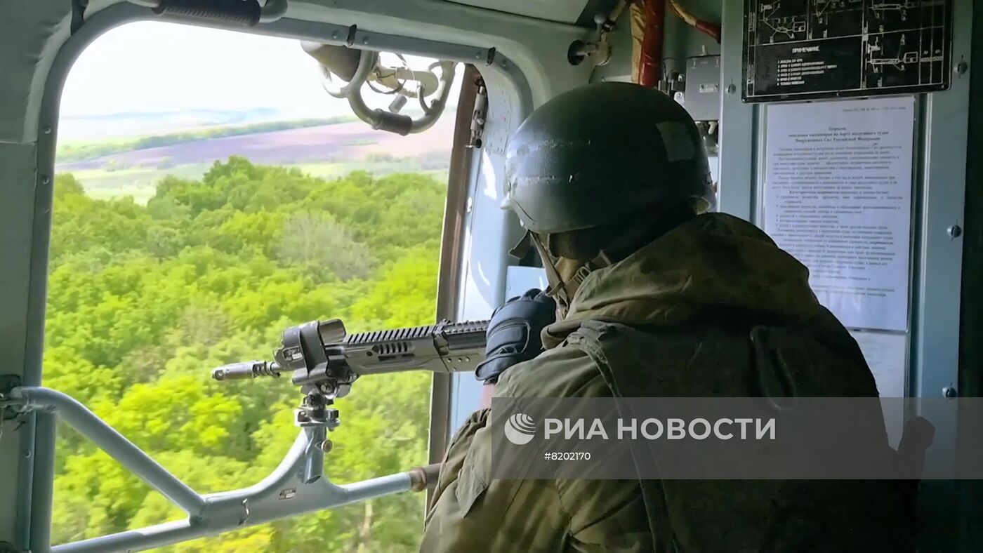 Боевая работа летчиков армейской авиации в зоне специальной военной операции