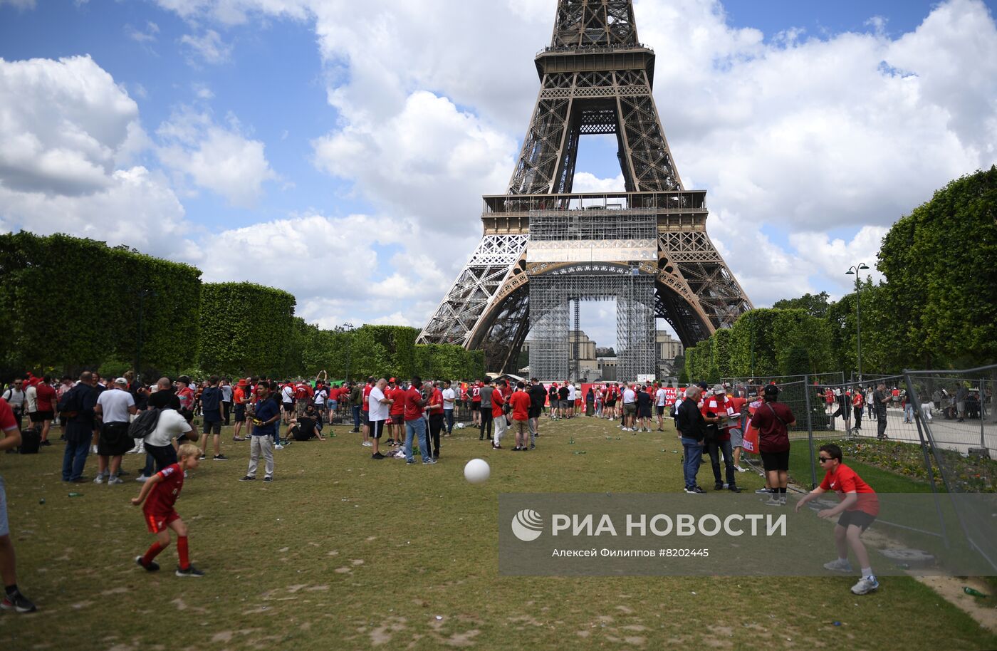 Атмосфера в Париже перед финалом Лиги чемпионов по футболу