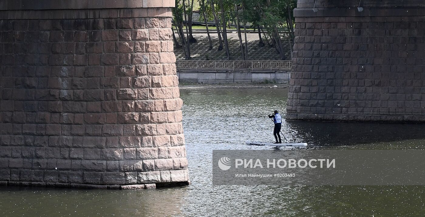Открытый Кубок по SUP-серфингу в Красноярске