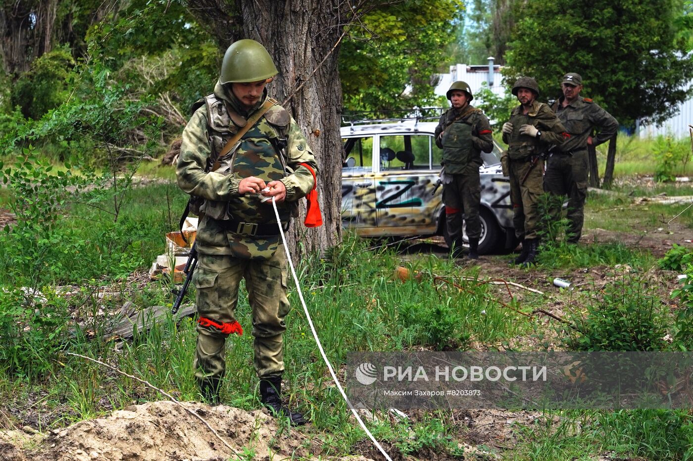 Работа Народной милиции ЛНР под Северодонецком