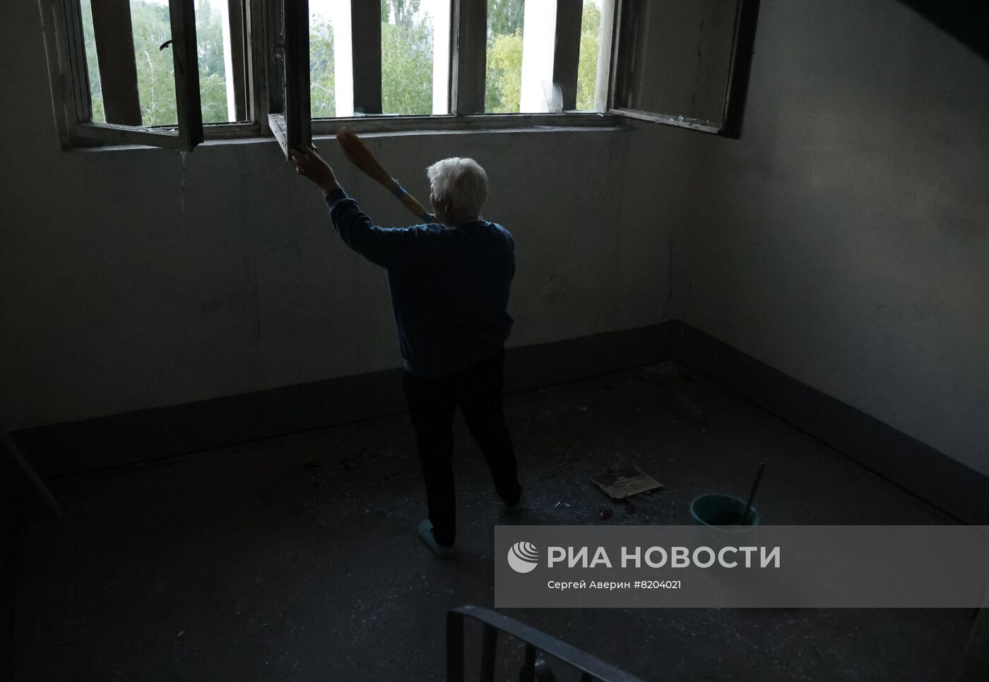 Последствия обстрелов в Донецке