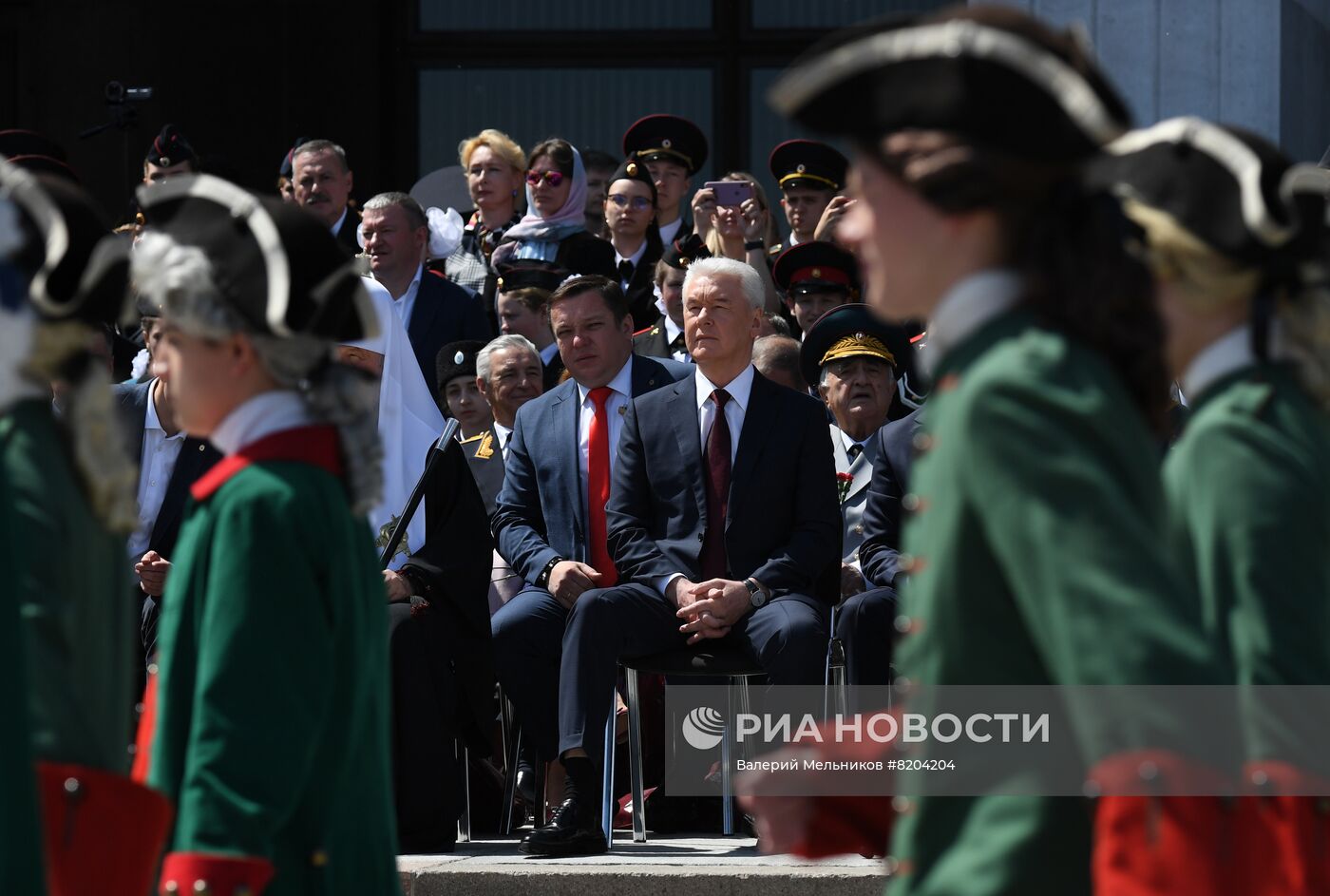 Парад кадет на Поклонной горе 