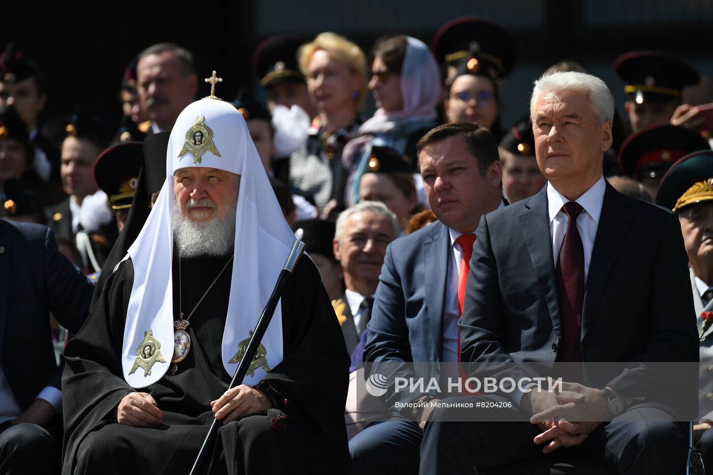 Парад кадет на Поклонной горе